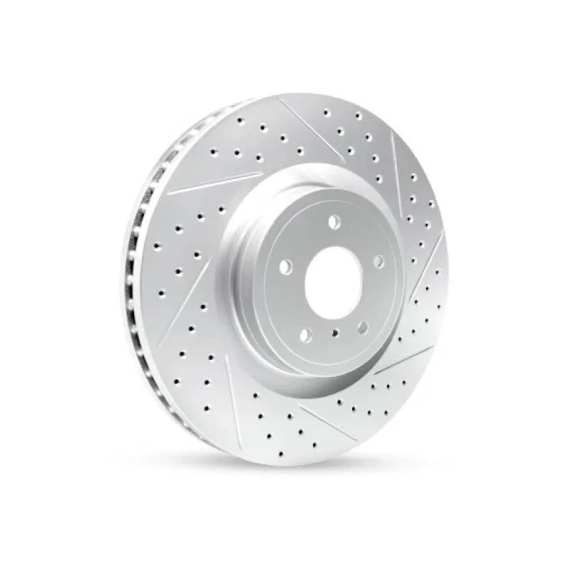R1 Concepts 830-75078L, R1 24-25 Toyota Mirai Front Left Drilled & Slotted Geo-Carbon Rotor