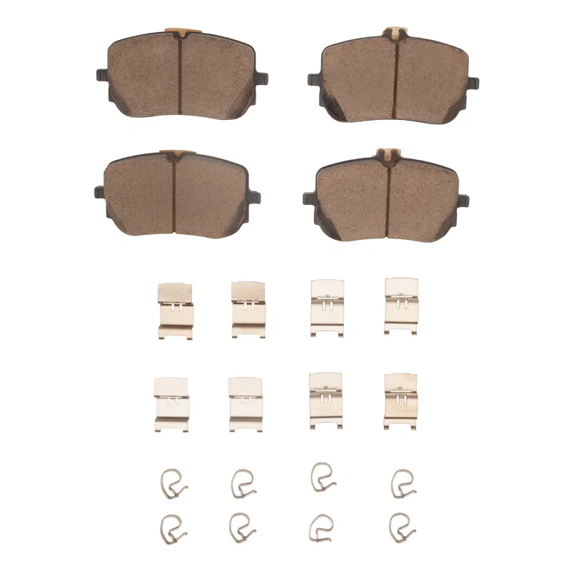 R1 Concepts 2600-2206-01, R1 2019-2026 Mercedes-Benz A220 Front R1 Euro Ceramic Pads & Hardware Kit