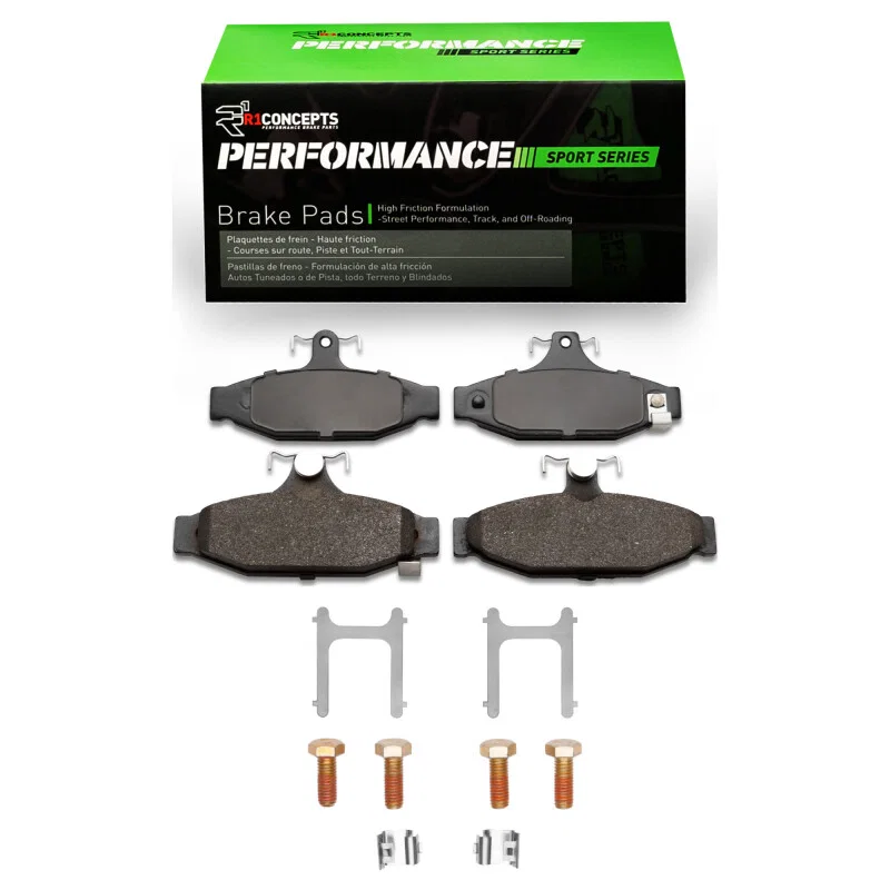 R1 Concepts 2115-0413-01, R1 1985-1997 Chevrolet Camaro Rear R1 Performance Sport Pads & Hardware Kit