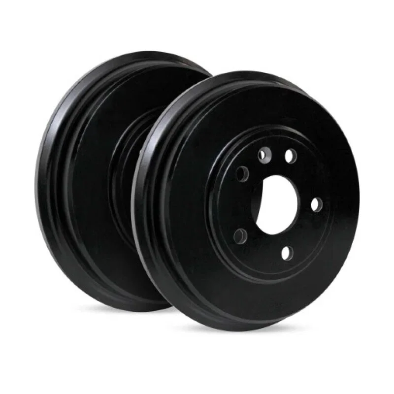 R1 Concepts 633-71000R, R1 73-98 International/Navistar S1854 Conventional Rear Right Drill & Slot Black Brake Rotor