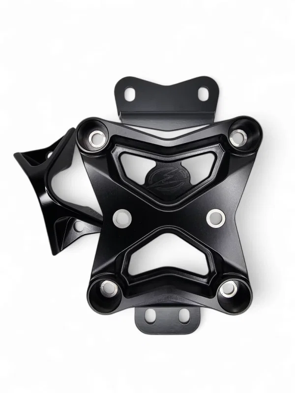 Elektric Off Road RRP210014, 2022+ Can Am X3 Maverick 10 Bolt Radius Rod Plate With Pull Hook (Black)