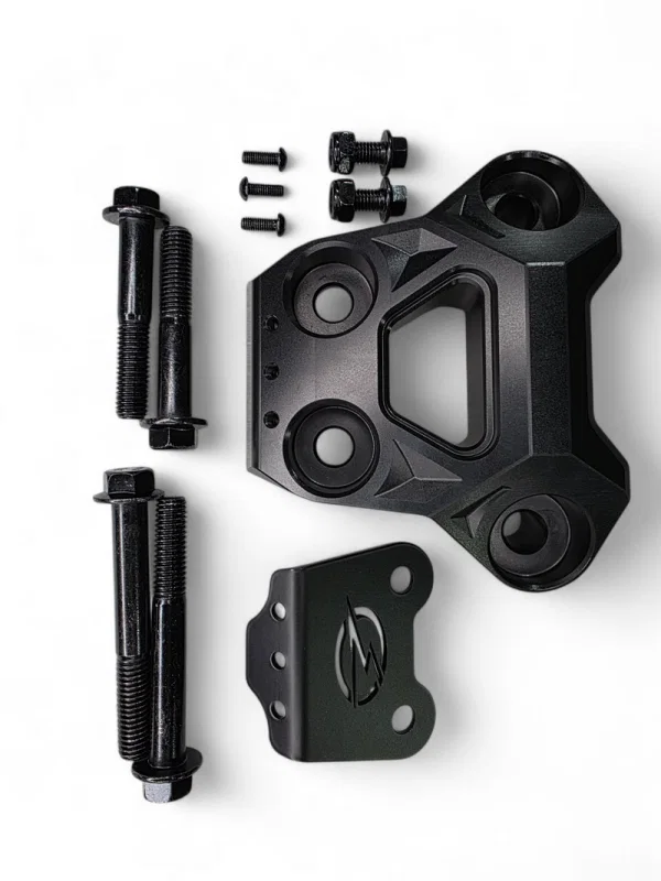 Elektric Off Road RVMSM0017-B, 2024+ Can Am Maverick R Radius Rod Plate Anodized Black